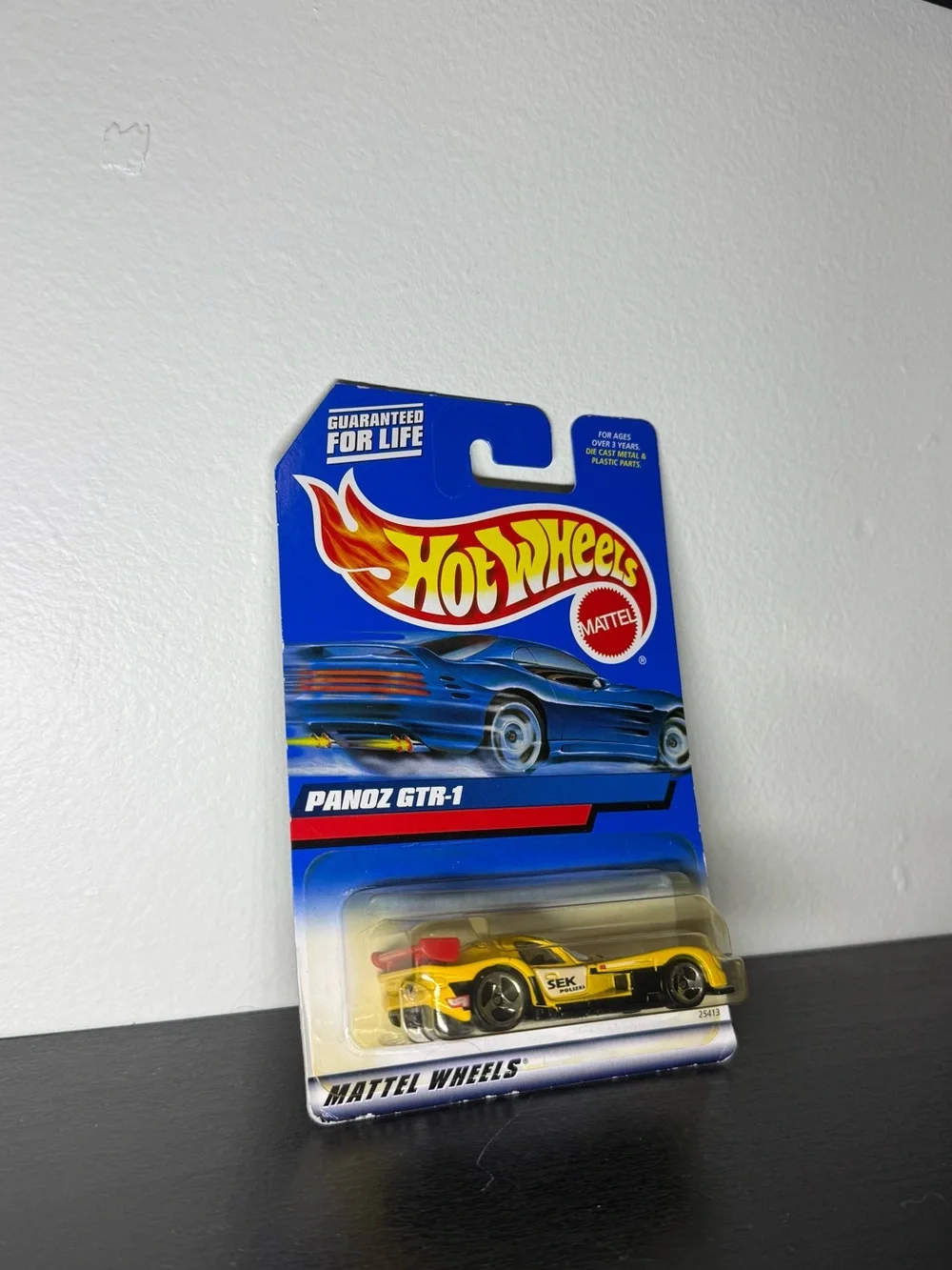 Vintage 1990s Hot Wheels Panoz GTR-1 #187 Sek Polizei Livery